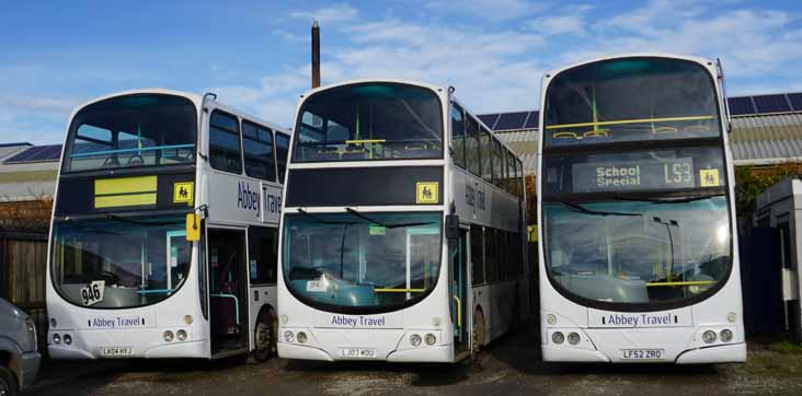 Abbey Travel Volvo B7TL Wright Eclipse Gemini LK04HYJ, LJ03MDU & LF52ZRO